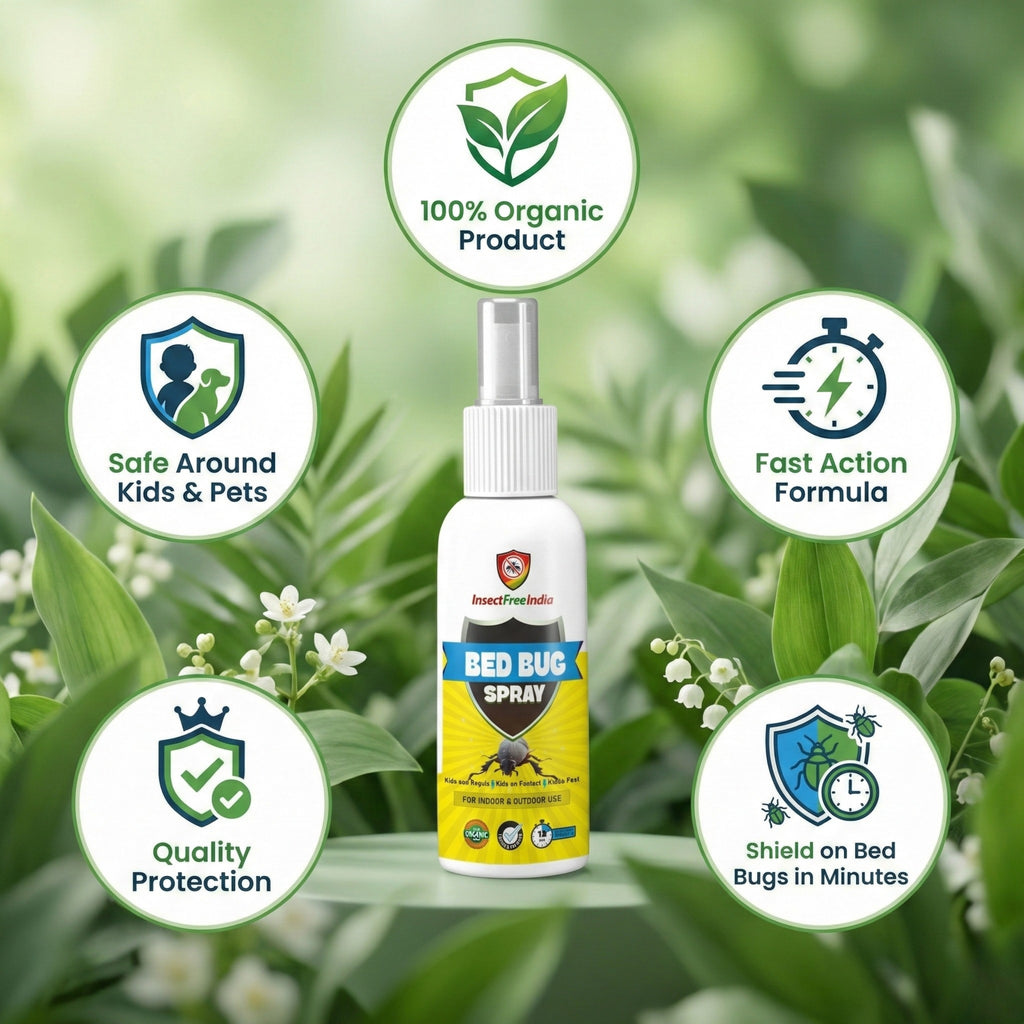 Bed Bug Spray | Fast Acting Bed Bug Killer & Repellent | Furniture | Safe for Indoor & Outdoor Use