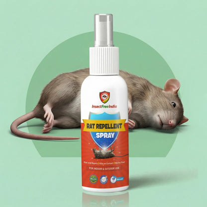 Rat Repellent Spray for Home & Storage | Herbal Rodent Control | Non-Toxic & Safe | Insect Free India