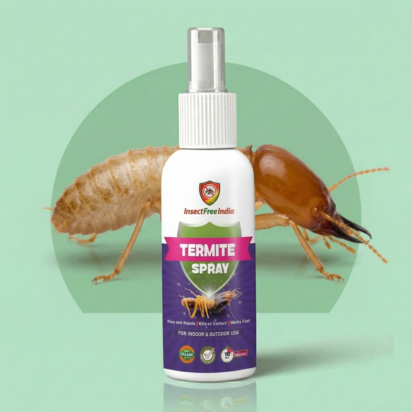 Termite Repellent Spray for Wood & Furniture | Herbal Anti-Termite Treatment | Long-Lasting Protection | Insect Free India