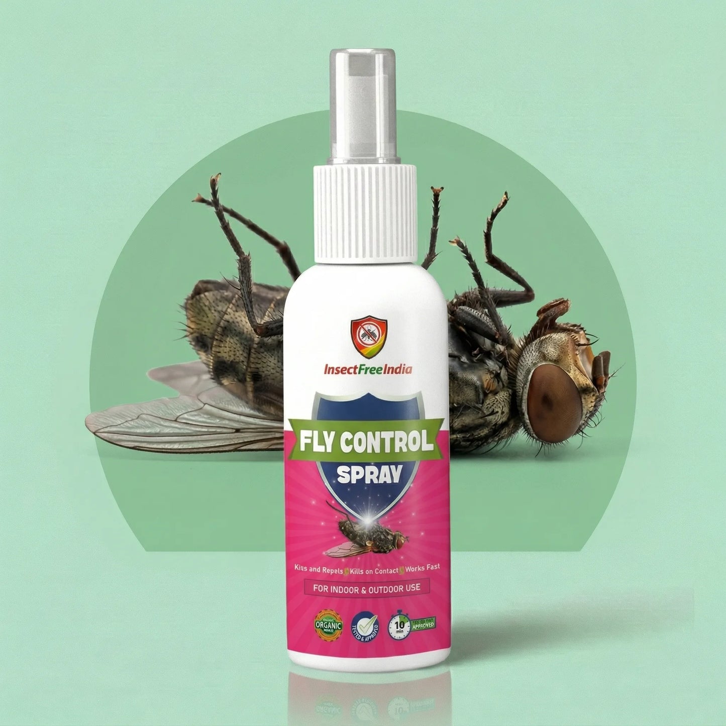 Fly Repellent Spray for Kitchen & Home | Herbal Fly Control Concentrate | Natural & Safe | Insect Free India