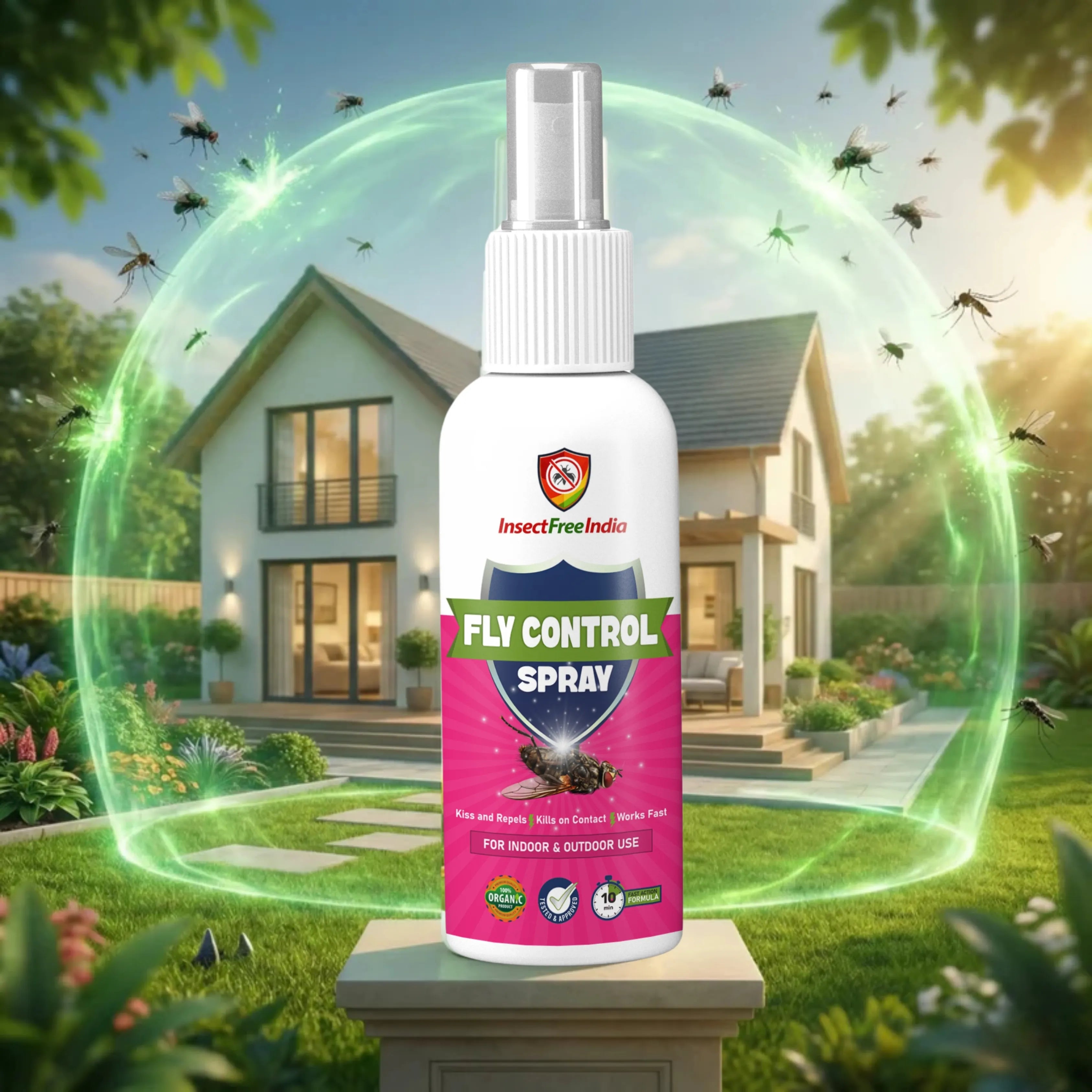 Fast-Acting Fly Control Concentrate – Powerful Insect Killer for Indoor & Outdoor Use