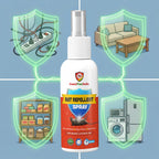Fast-Acting Rat Repellent Spray | Herbal Rodent Control | Safe & Easy Home Protection