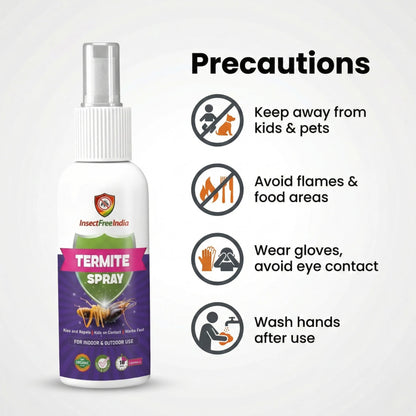 Termite Repellent Spray for Wood & Furniture | Herbal Anti-Termite Treatment | Long-Lasting Protection | Insect Free India