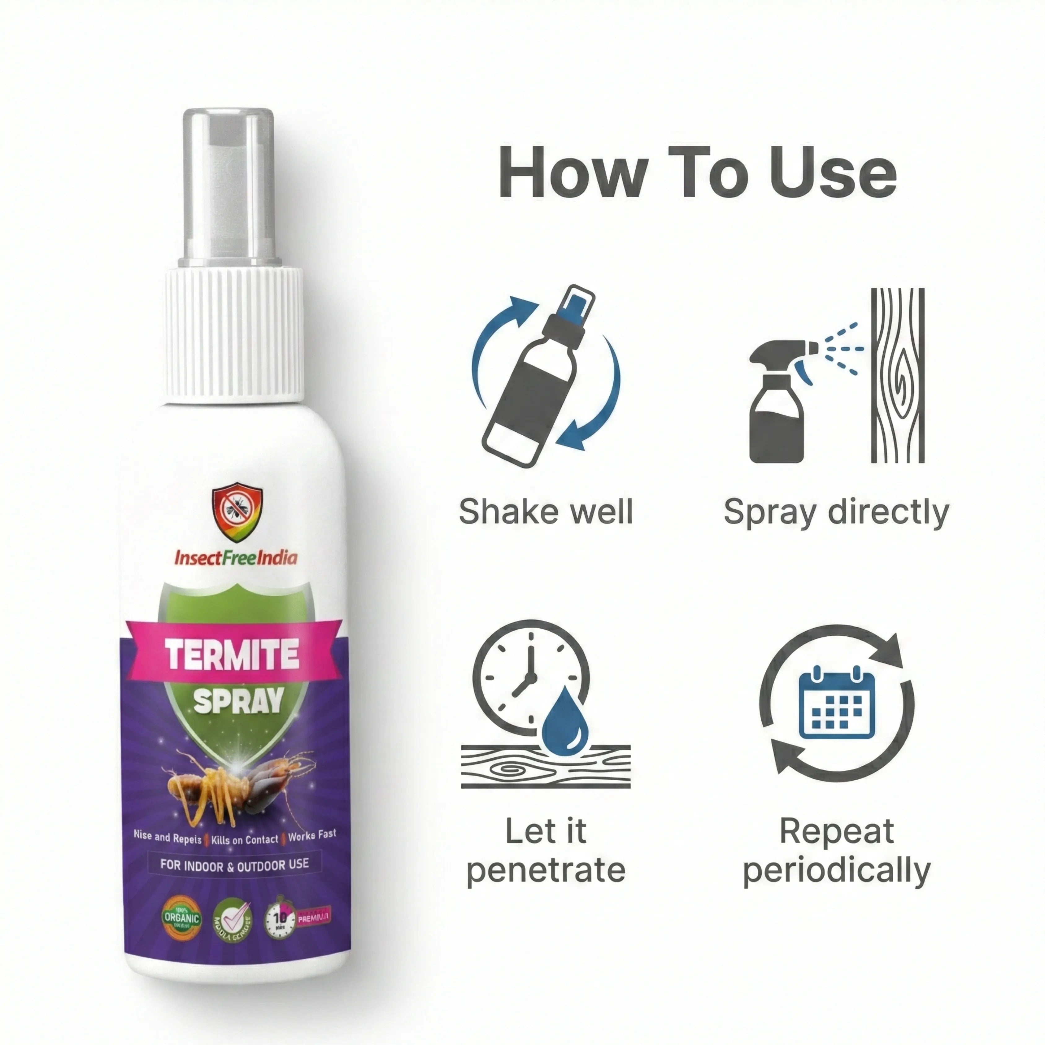 Termite Killer Spray | Powerful Anti-Termite Protection for Home & Furniture